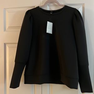 Stella & Dot black long sleeve top. New with tags.